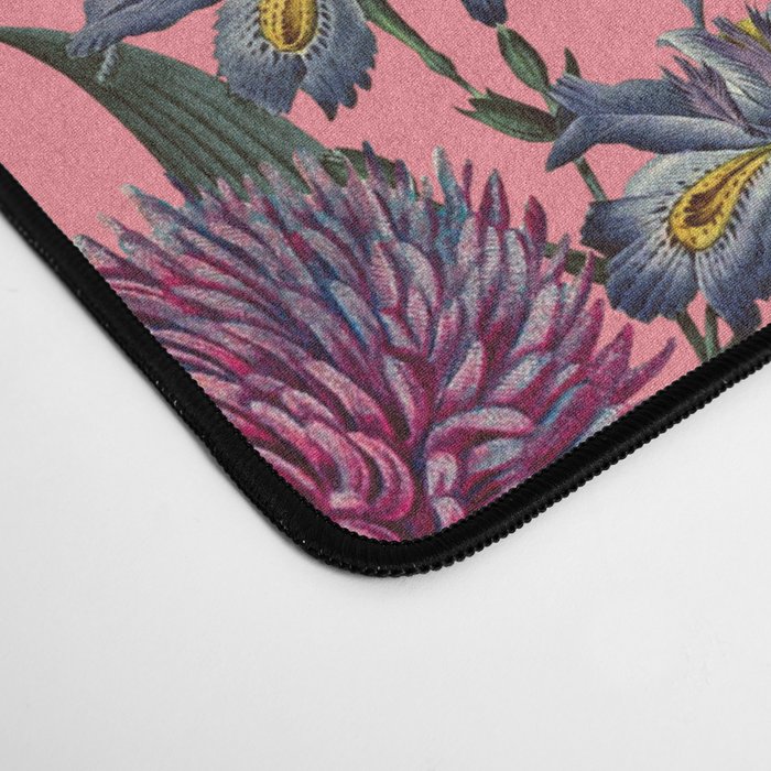 Floral Pink Pattern Desk Mat Gallery Image 4