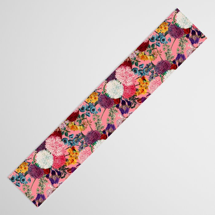 Floral Pink Pattern Table Runner Gallery Image 3