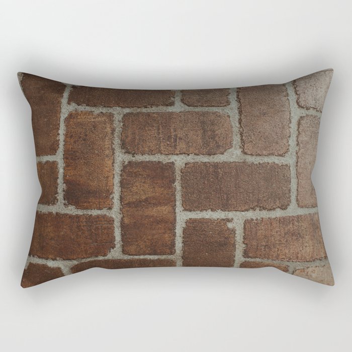 Brick Pattern in Spain Rectangular Pillow Gallery Image 2
