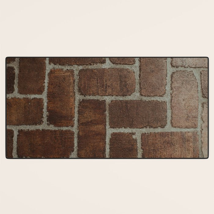 Brick Pattern in Spain Desk Mat Gallery Image 3