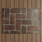 Brick Pattern in Spain Outdoor Rug Gallery Image 1