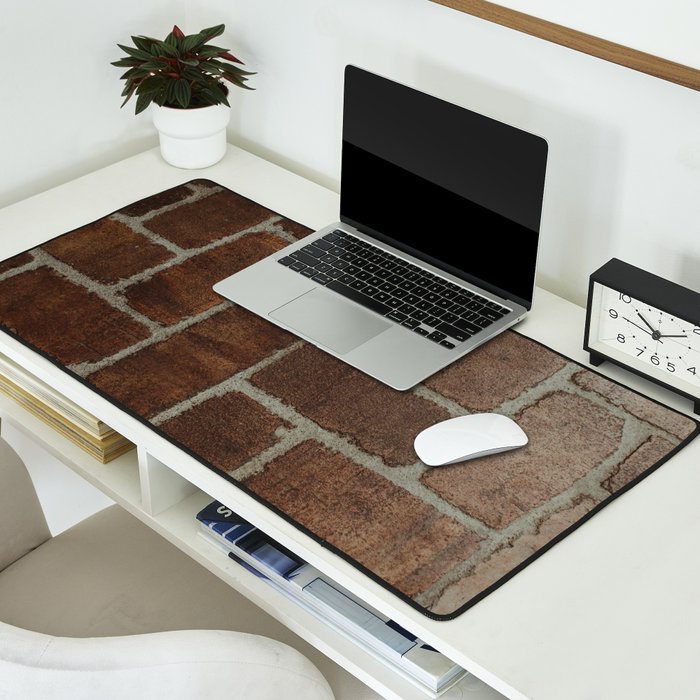 Brick Pattern in Spain Desk Mat Gallery Image 2