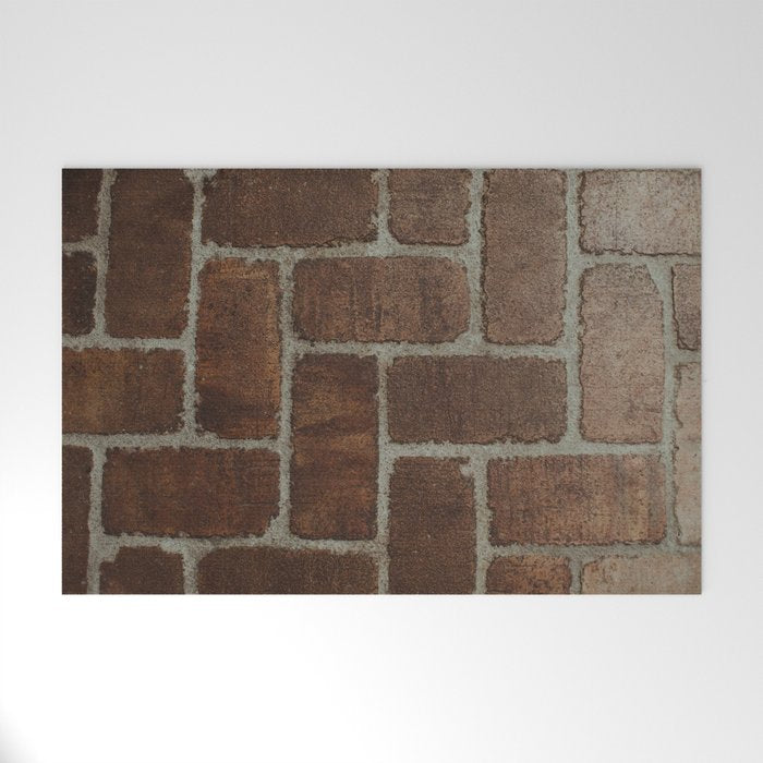 Brick Pattern in Spain Welcome Mat Gallery Image 1