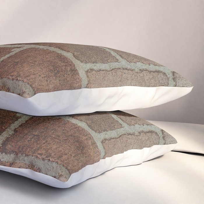 Brick Pattern in Spain Pillow Sham Gallery Image 3