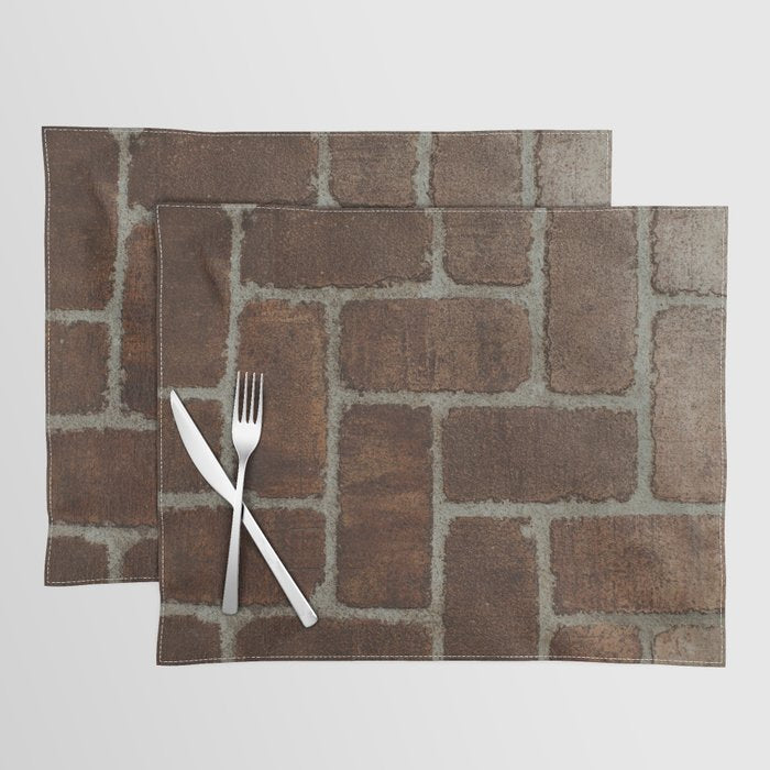 Brick Pattern in Spain Placemat Gallery Image 1
