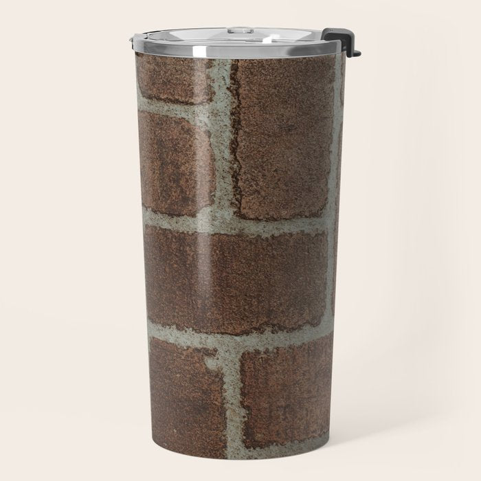 Brick Pattern in Spain Travel Mug Gallery Image 2