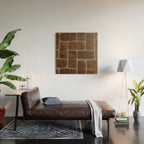 Brick Pattern in Spain Wood Wall Art Gallery Image 2