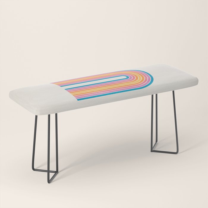 Vintage California Arch Bench Gallery Image 1