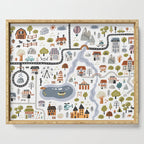 Town Map Serving Tray Gallery Image 1