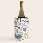 Town Map Wine Chiller Gallery Image 1