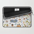 Town Map Laptop Sleeve Gallery Image 2