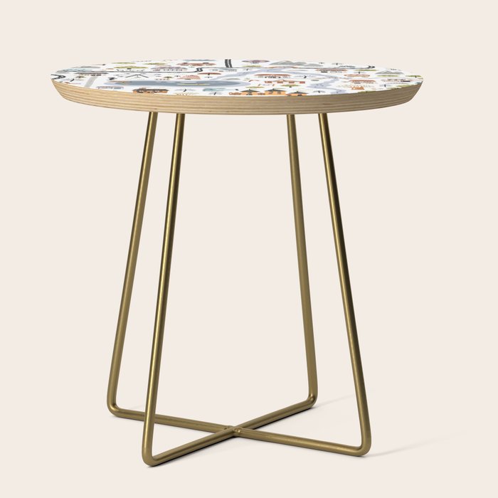 Town Map Side Table Gallery Image 1