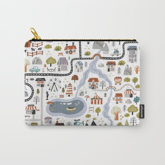 Town Map Carry All Pouch Gallery Image 1