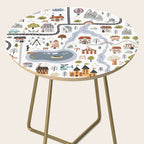 Town Map Side Table Gallery Image 2