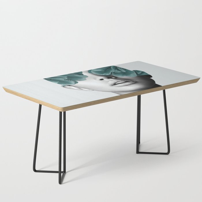 Floral Portrait (woman) Coffee Table Gallery Image 1