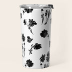 Brushstrokes meadow flowers BN Travel Mug Gallery Image 2