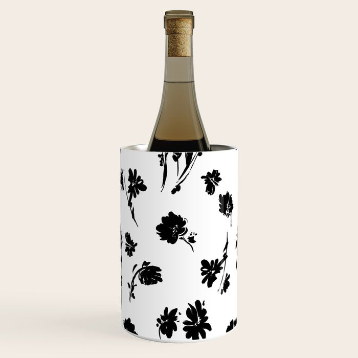 Brushstrokes meadow flowers BN Wine Chiller Gallery Image 2