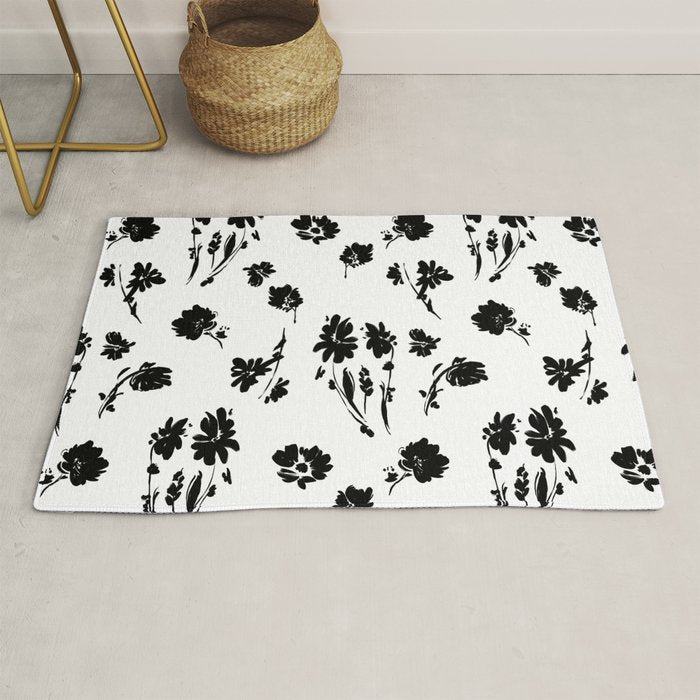 Brushstrokes meadow flowers BN Rug Gallery Image 1