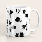 Brushstrokes meadow flowers BN Coffee Mug Gallery Image 1