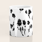 Brushstrokes meadow flowers BN Coffee Mug Gallery Image 4