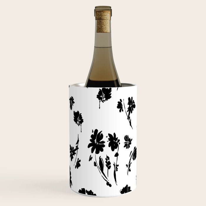 Brushstrokes meadow flowers BN Wine Chiller Gallery Image 1
