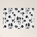 Brushstrokes meadow flowers BN Welcome Mat Gallery Image 1