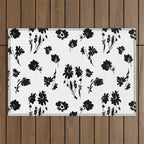 Brushstrokes meadow flowers BN Outdoor Rug Gallery Image 1
