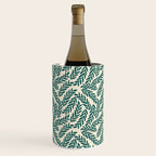 Green Leaves Pattern  Wine Chiller Gallery Image 3