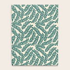 Green Leaves Pattern  Notebook Gallery Image 4