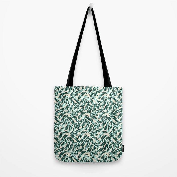 Green Leaves Pattern  Tote Bag Gallery Image 2