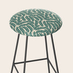 Green Leaves Pattern  Stool Gallery Image 2