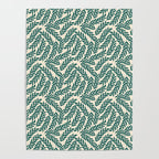 Green Leaves Pattern  Poster Gallery Image 4