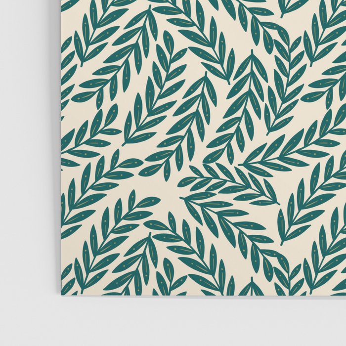 Green Leaves Pattern  Poster Gallery Image 3