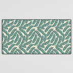 Green Leaves Pattern  Desk Mat Gallery Image 3