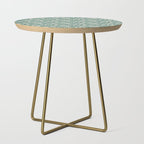 Green Leaves Pattern  Side Table Gallery Image 1
