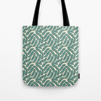 Green Leaves Pattern  Tote Bag Gallery Image 1