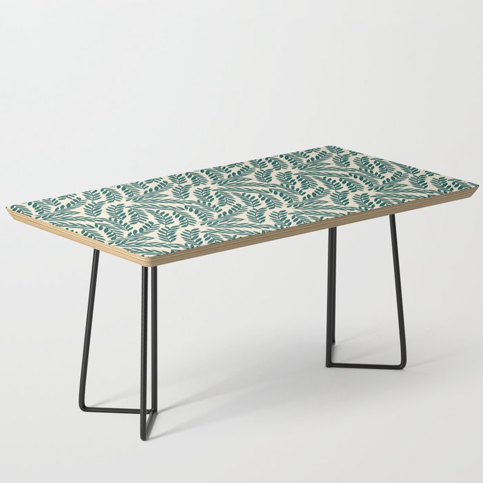 Green Leaves Pattern  Coffee Table Gallery Image 1