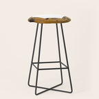 Hexed Enigma NOODDOOD Painting (GOLD DOESN'T PRINT SHINY) Stool Gallery Image 1