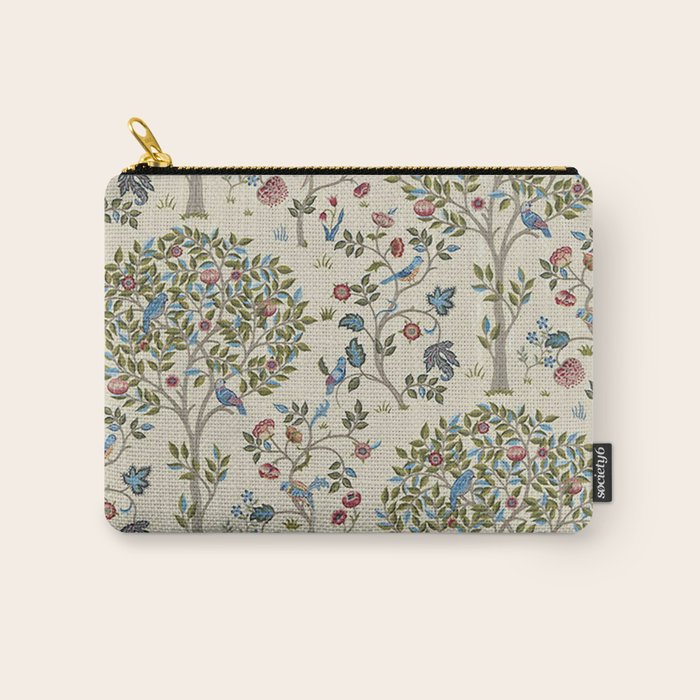 William Morris Vintage Kelmscott Tree Orchard Carry All Pouch Gallery Image 1