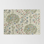 William Morris Vintage Kelmscott Tree Orchard Rug Gallery Image 2