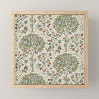 William Morris Vintage Kelmscott Tree Orchard Mini Art Print Gallery Image 1
