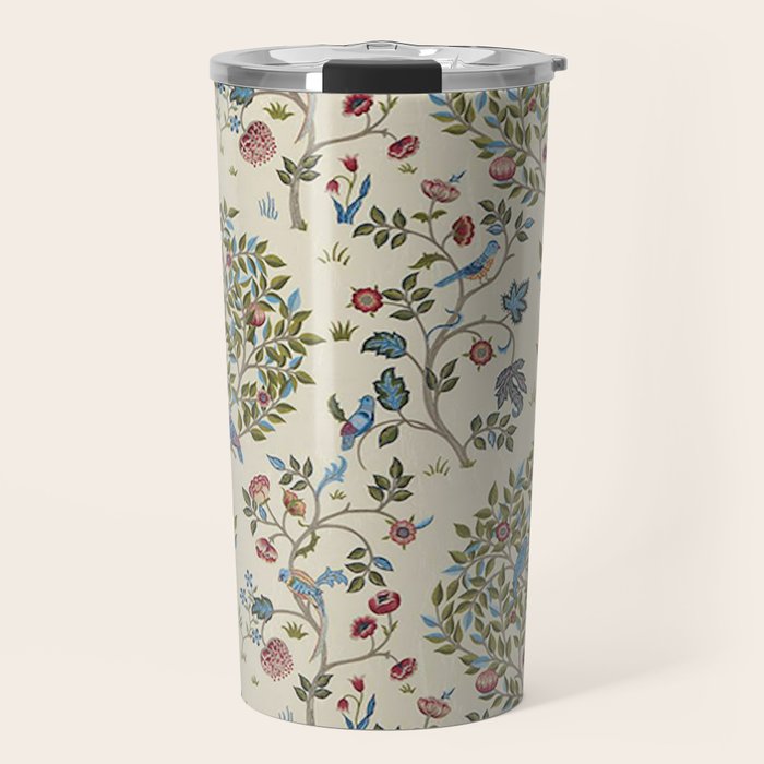 William Morris Vintage Kelmscott Tree Orchard Travel Mug Gallery Image 1