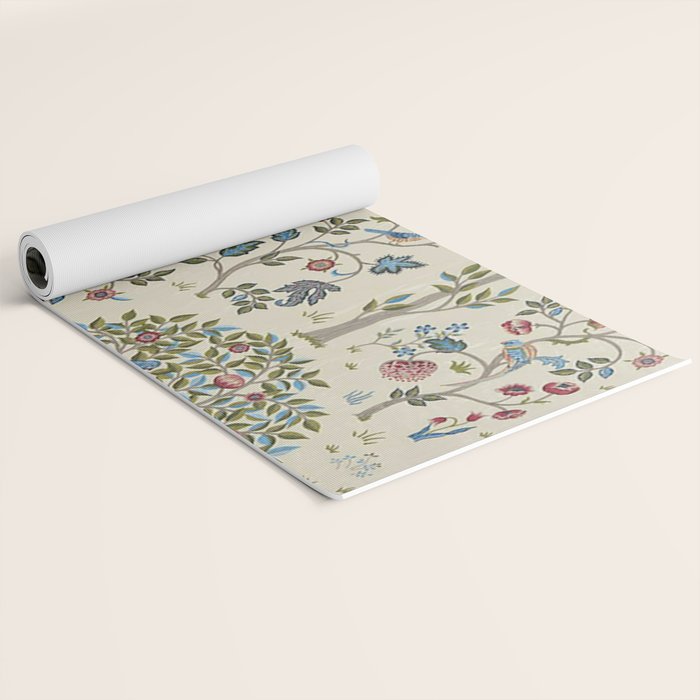 William Morris Vintage Kelmscott Tree Orchard Yoga Mat Gallery Image 2