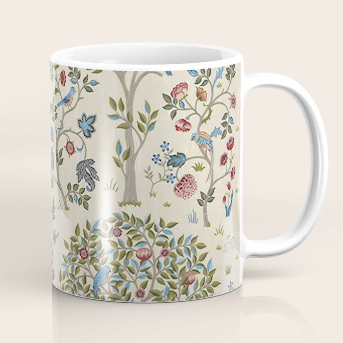 William Morris Vintage Kelmscott Tree Orchard Coffee Mug Gallery Image 1