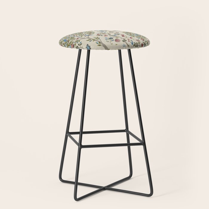 William Morris Vintage Kelmscott Tree Orchard Stool Gallery Image 1
