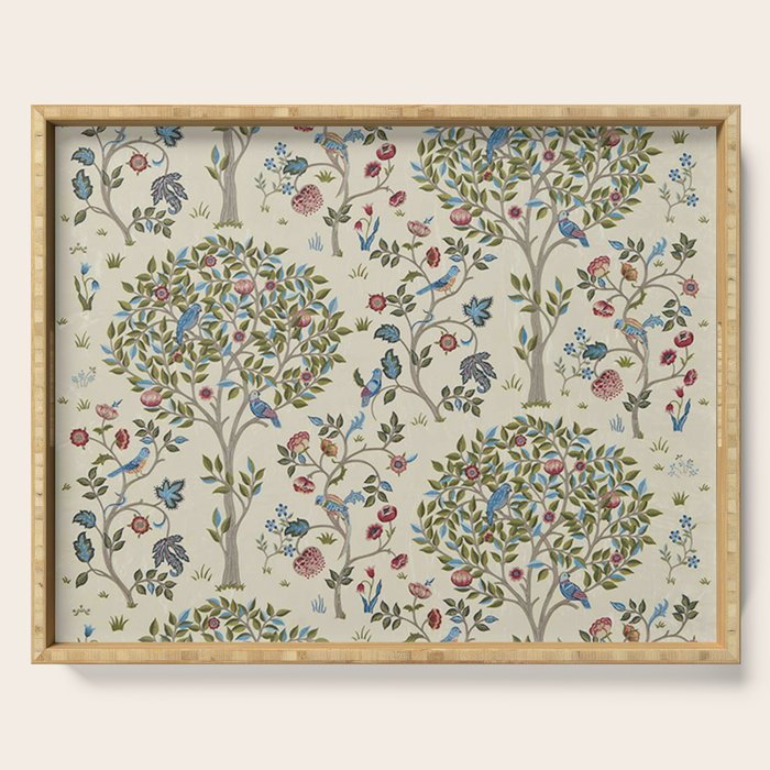William Morris Vintage Kelmscott Tree Orchard Serving Tray Gallery Image 1