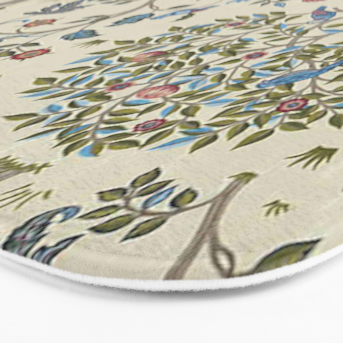 William Morris Vintage Kelmscott Tree Orchard Bath Mat Gallery Image 3