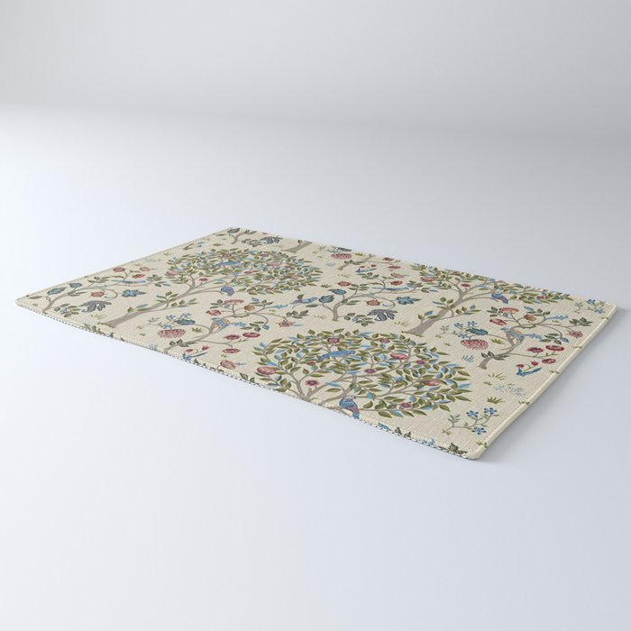 William Morris Vintage Kelmscott Tree Orchard Rug Gallery Image 3
