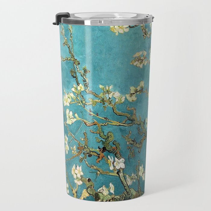 HD Vincent Van Gogh Almond Blossoms Travel Mug Gallery Image 3