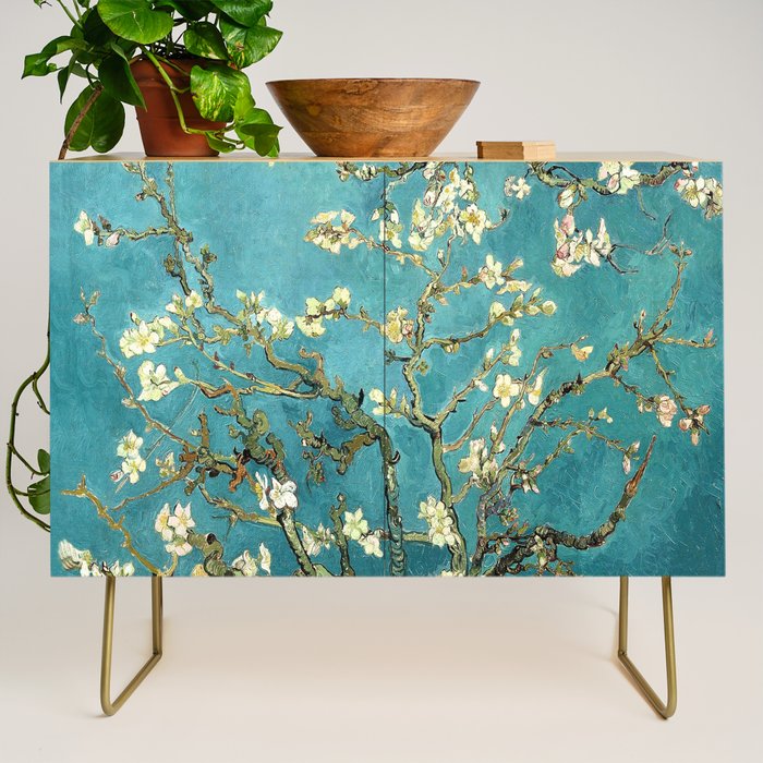 HD Vincent Van Gogh Almond Blossoms Credenza Gallery Image 1